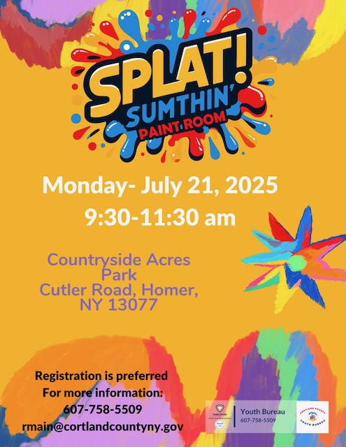 Copy of McGraw Park 15 Clinton Street McGraw NY 13101 July 18 Paint Day